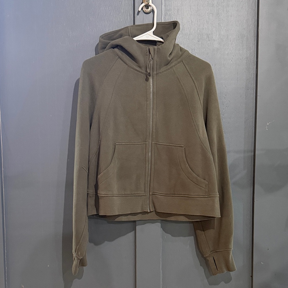 Lululemon Oversized Scuba Full Zip - M/L - Carob Brown
